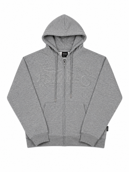 Southpole Legacy Rhinestone Black Zip Hoodie