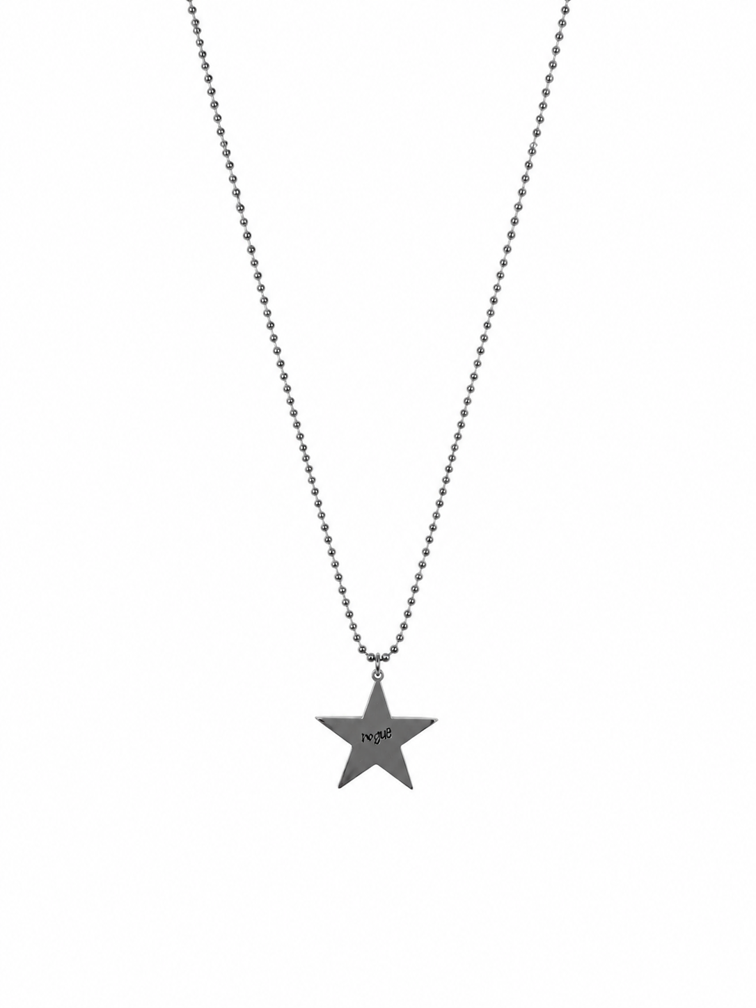 Star Pendant - Steel Chain