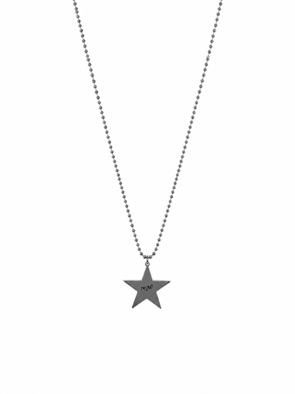 Star Pendant - Steel Chain