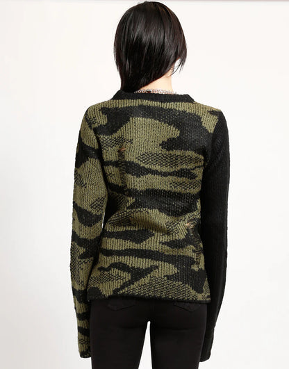 Tripp NYC Rag Sweater Camo - Rogue