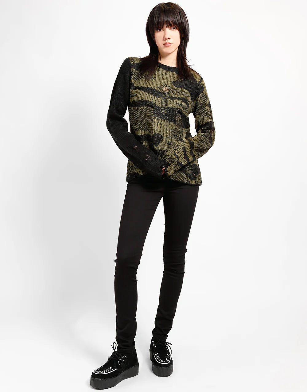 Tripp NYC Rag Sweater Camo - Rogue