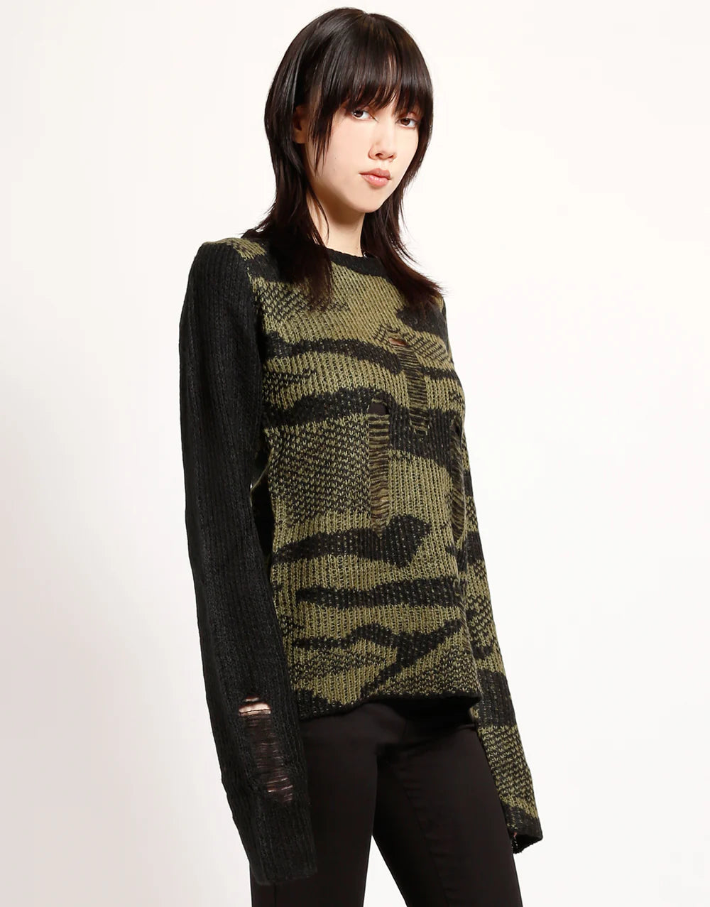 Tripp NYC Rag Sweater Camo - Rogue