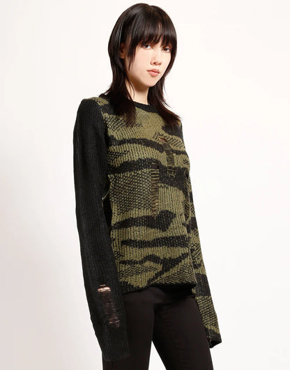 Tripp NYC Rag Sweater Camo - Rogue