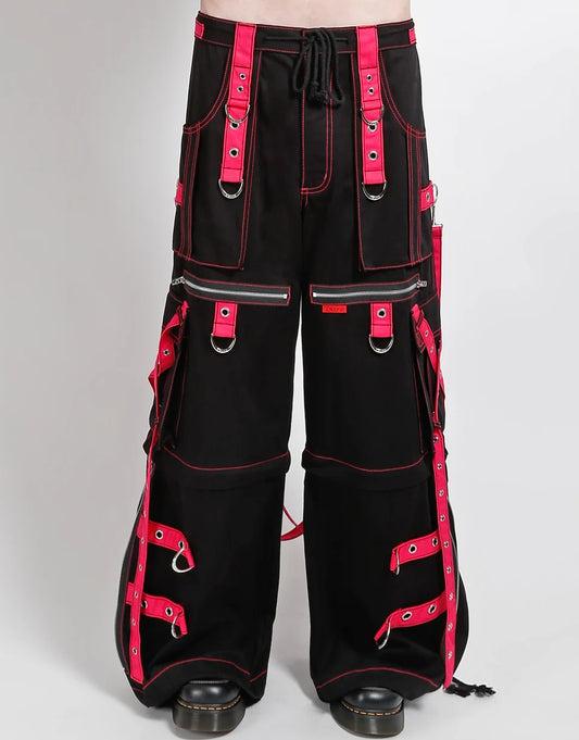 X-Strap Zip Off Pant Black/Pink