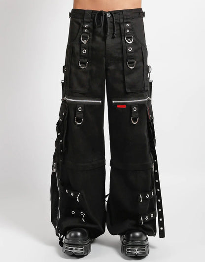 X-Strap Zip Off Pant Black