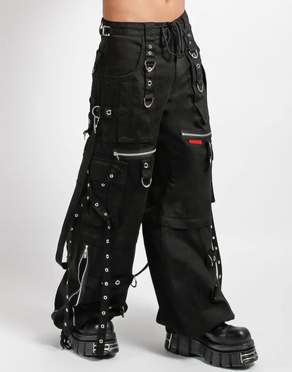 X-Strap Zip Off Pant Black