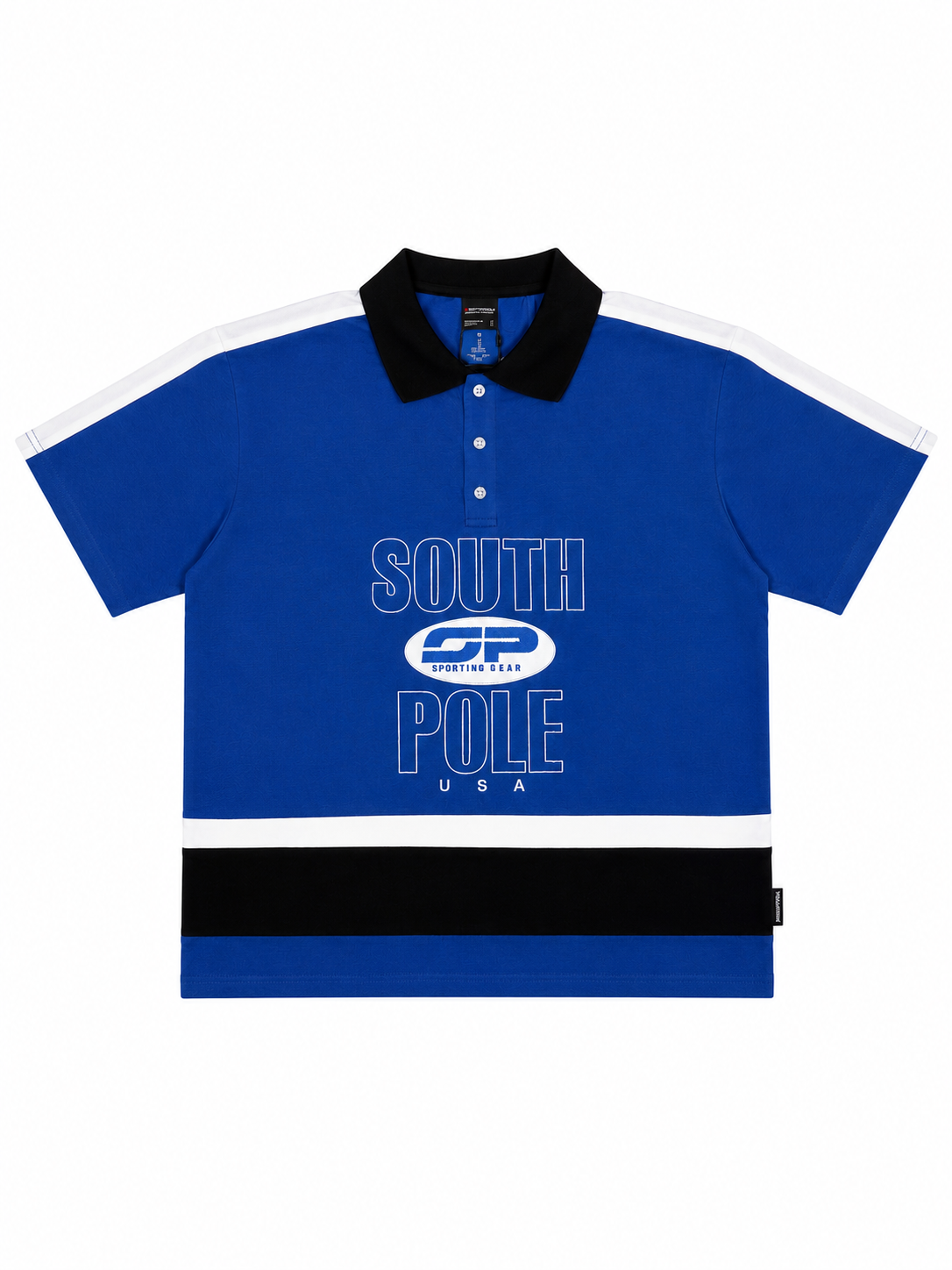 Southpole Blue Polo Tee