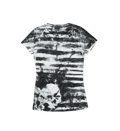 Rogue x Affliction Striped Tshirt