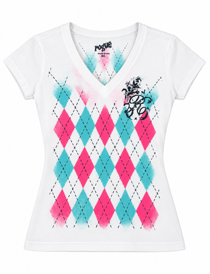 Argyle V-Neck