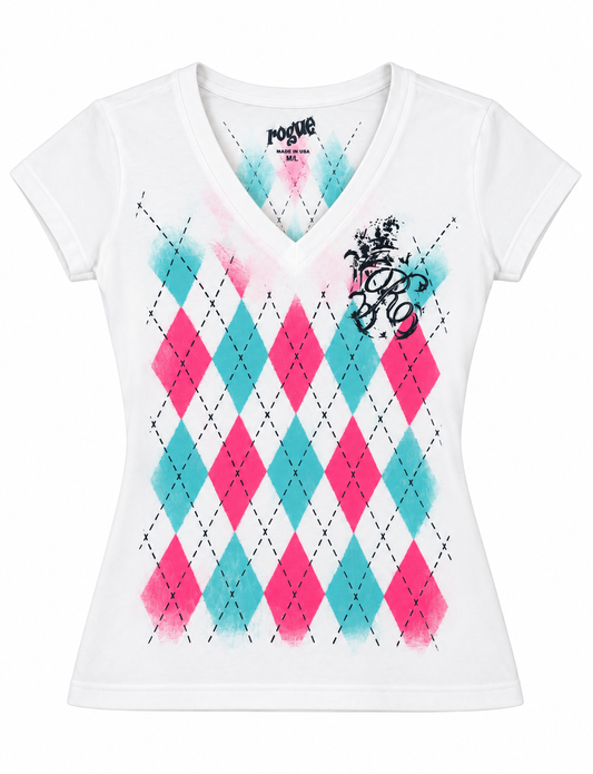 Argyle V-Neck