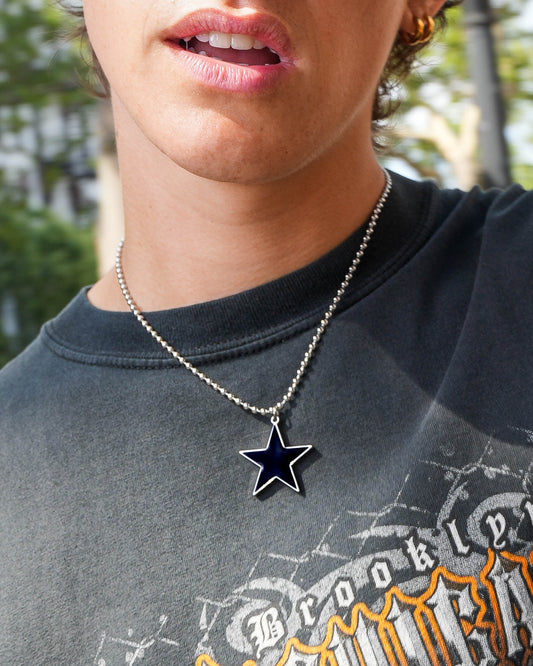 Star Pendant - Steel Chain