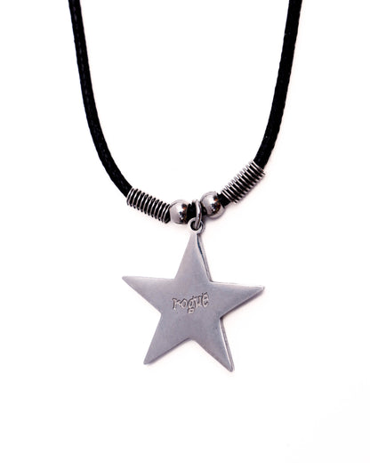 Star Pendant - Leather Cord