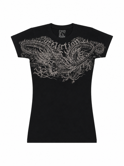 Affliction Flaming Dragon S/S B/O
