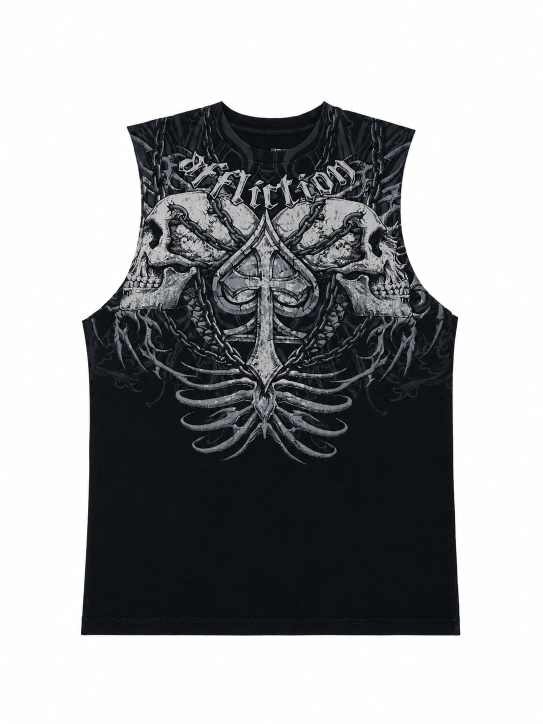Affliction Charred Martyr Muscle Tank