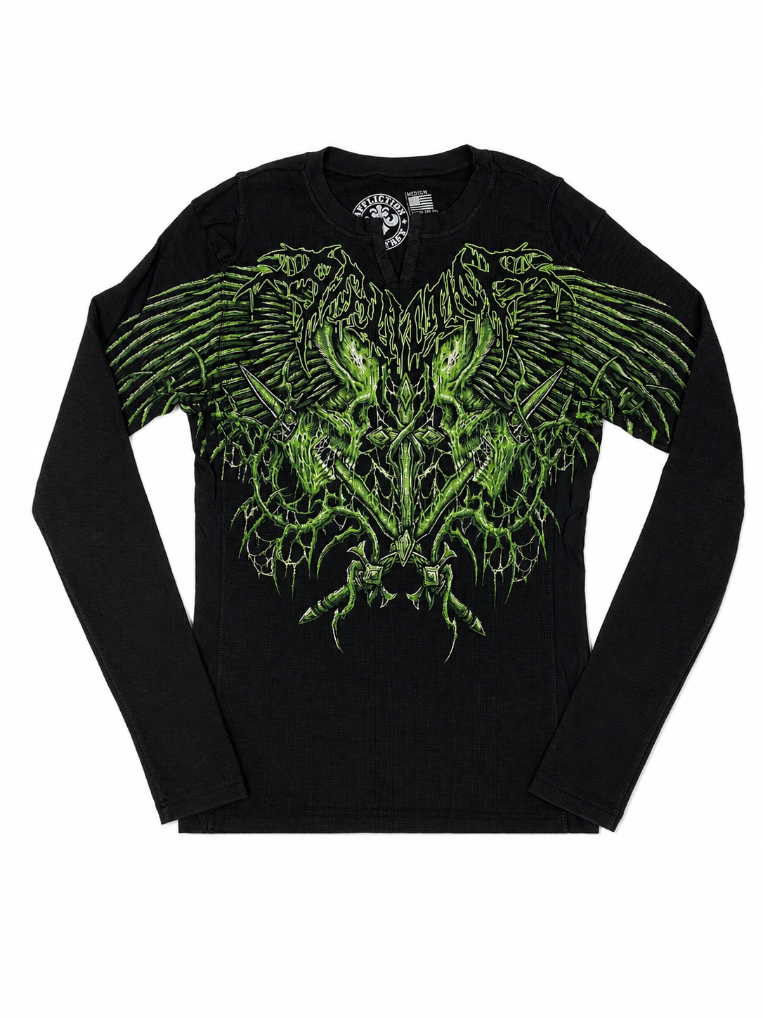 Affliction Toxic Wrath L/S Slit NK Tee
