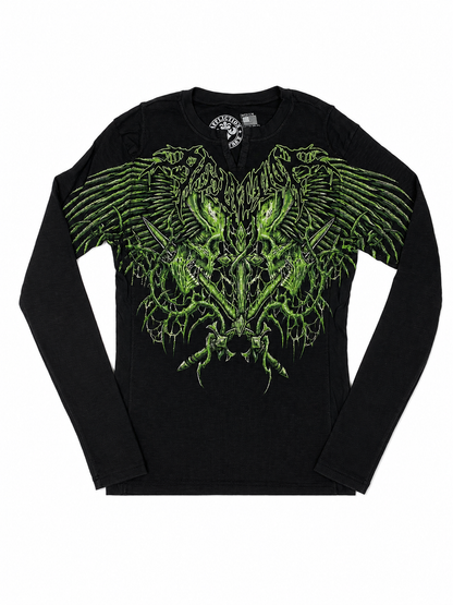 Affliction Toxic Wrath L/S Slit NK Tee