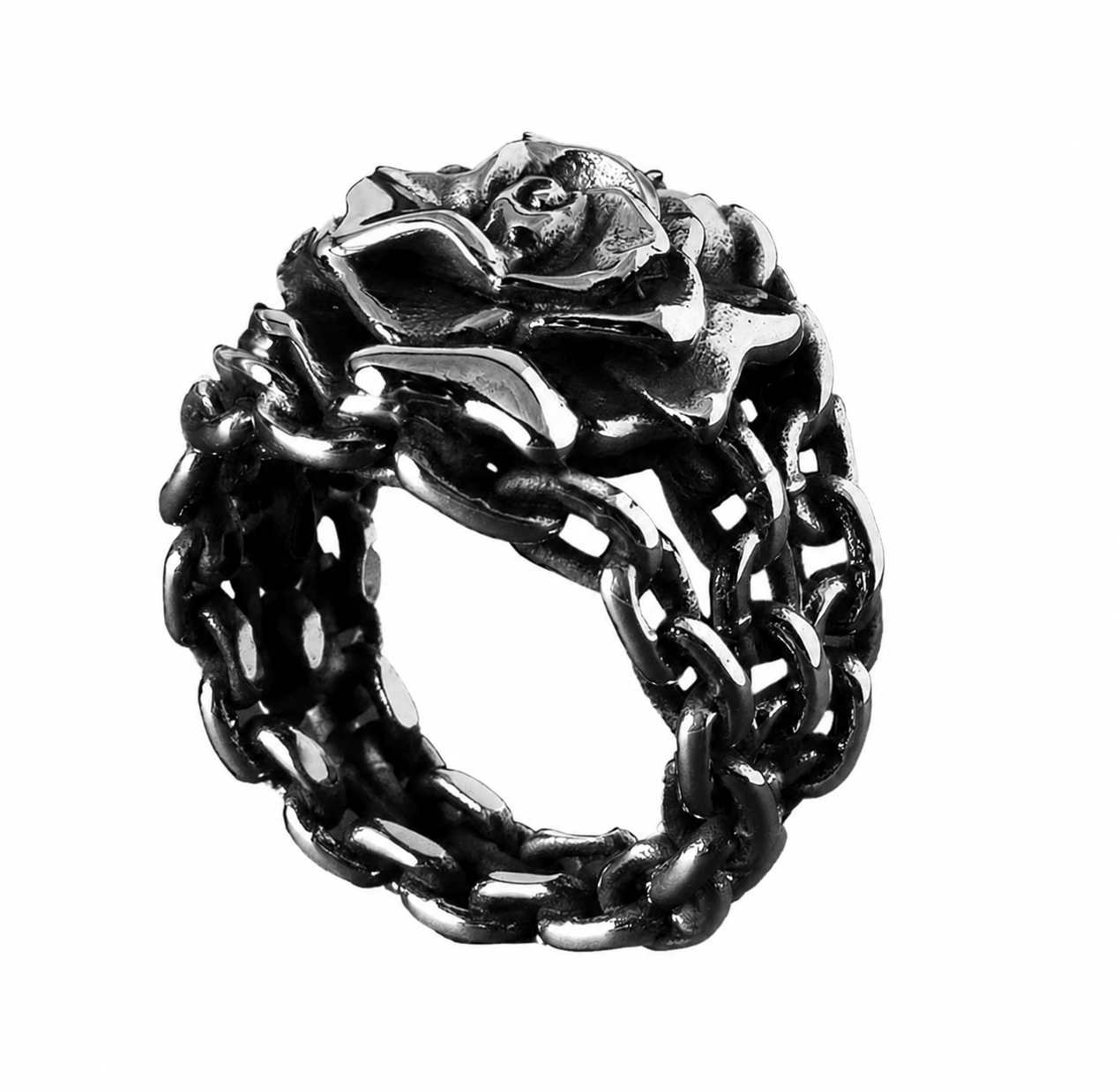 Personal Fears Rose In Chains Ring