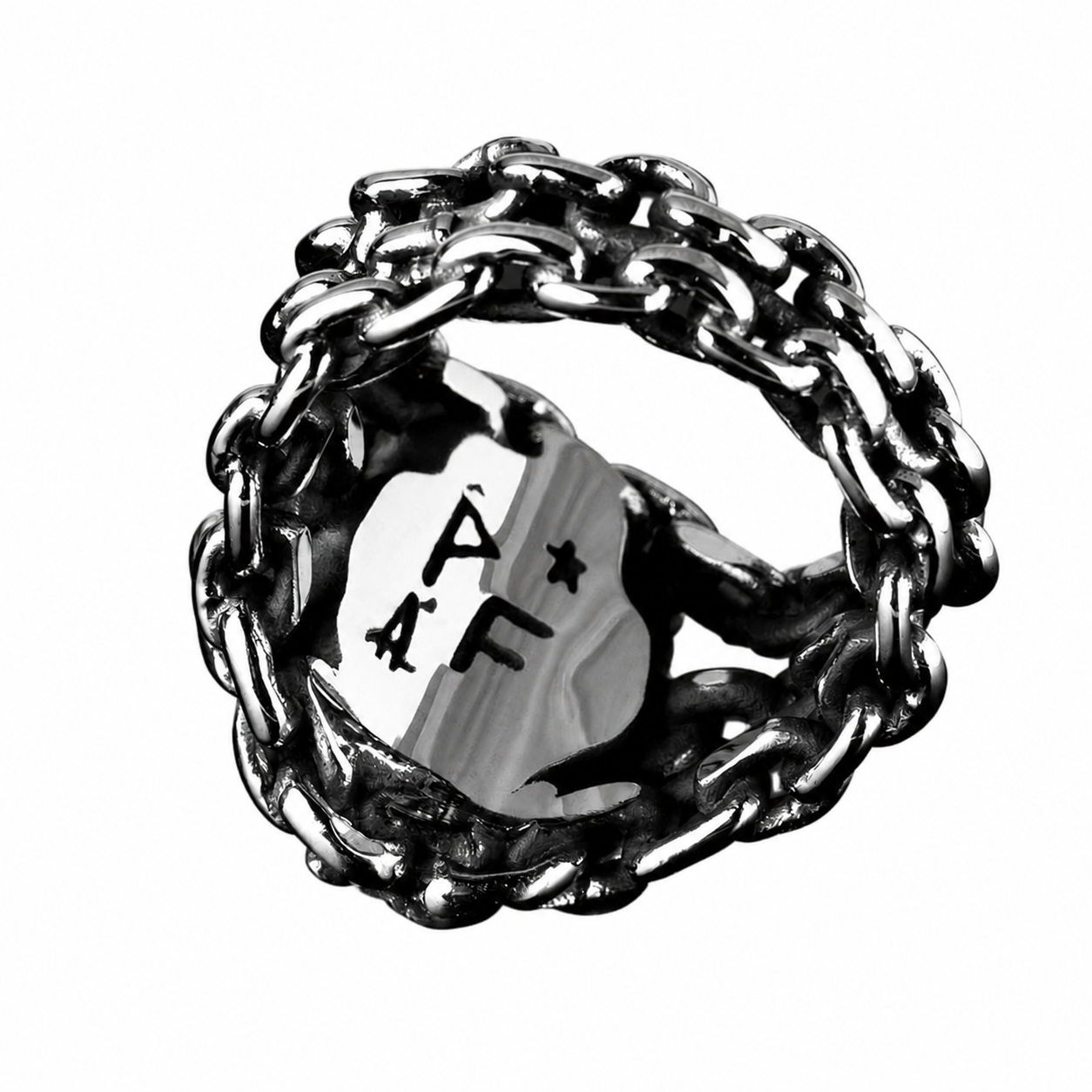 Personal Fears Rose In Chains Ring