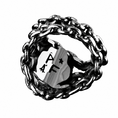 Personal Fears Rose In Chains Ring