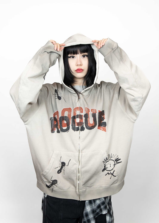 Ant Zip-Up Hoodie