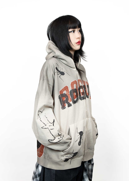 Ant Zip-Up Hoodie