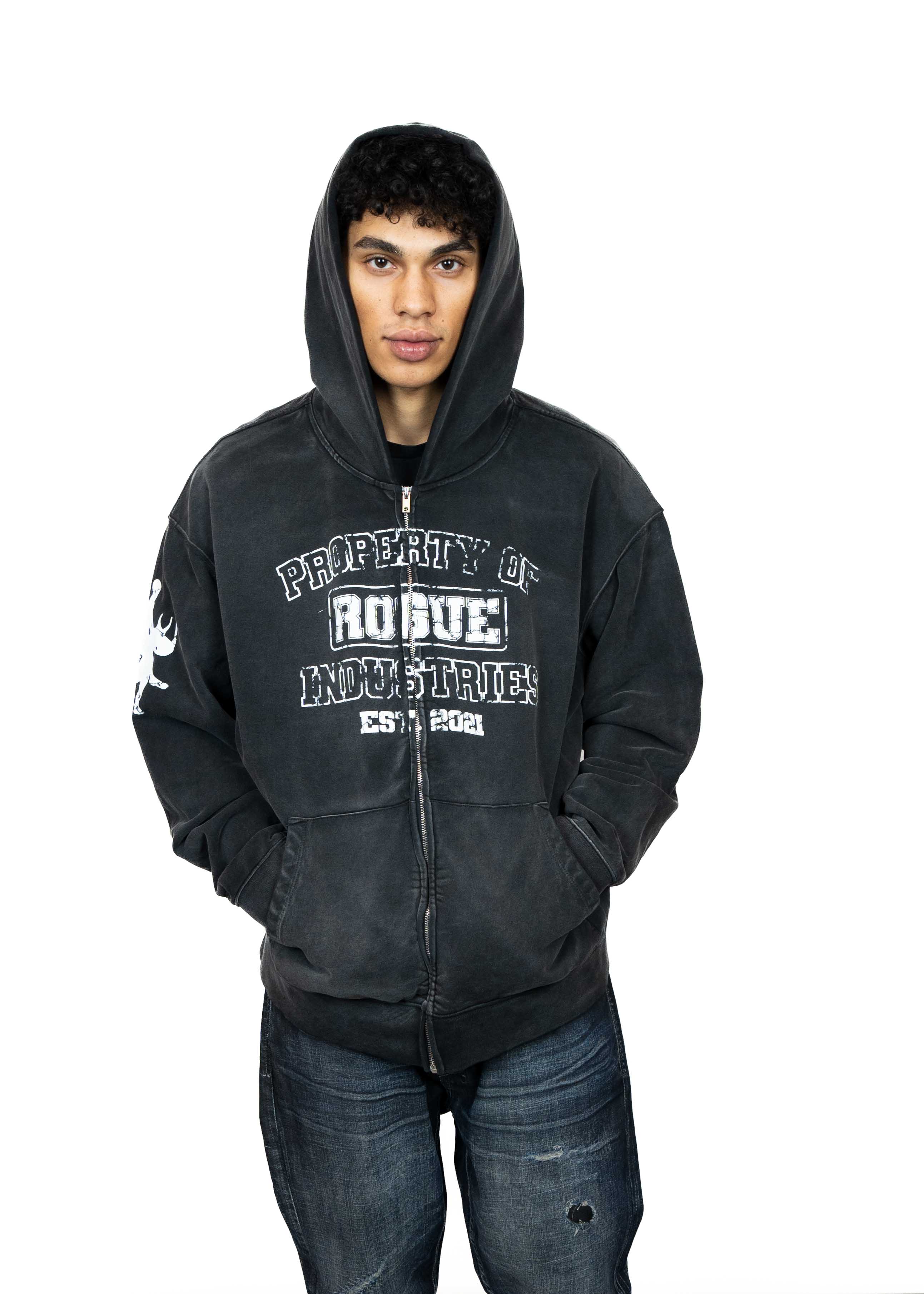 Varsity Zip-Up Hoodie – Rogue