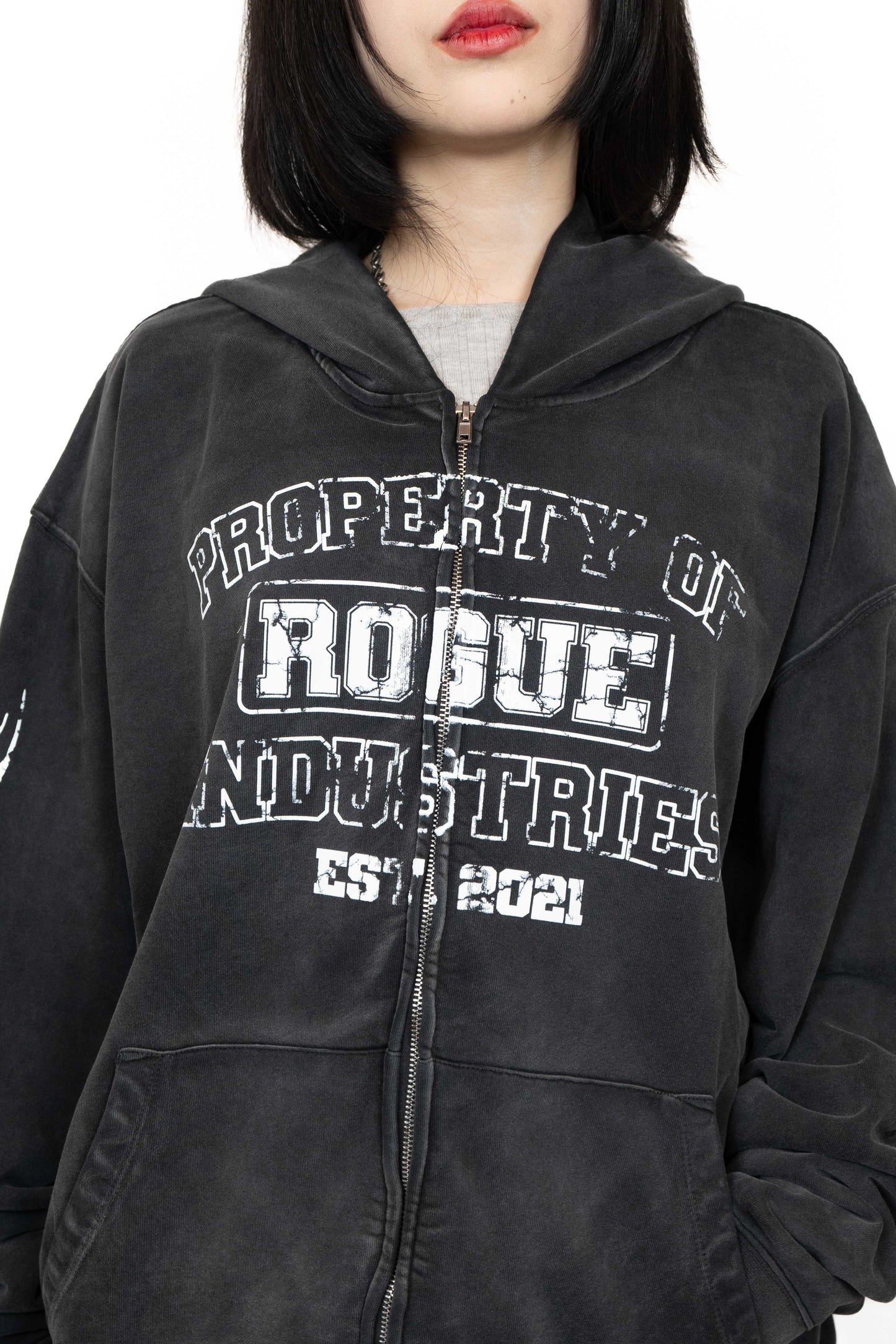 Varsity Zip-Up Hoodie