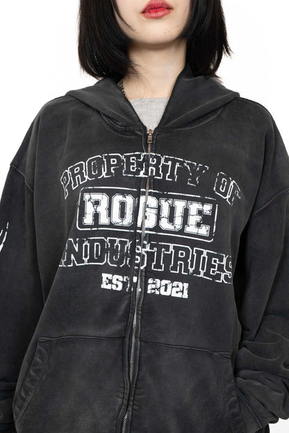 Varsity Zip-Up Hoodie