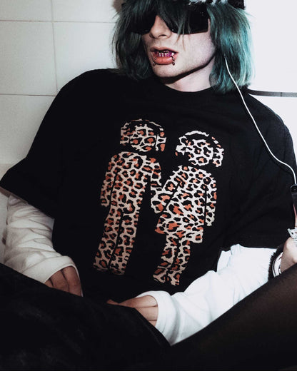 Leopard Headphones T-Shirt
