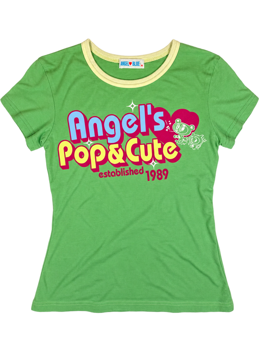 Angel Blue Graphic Logo Tshirt