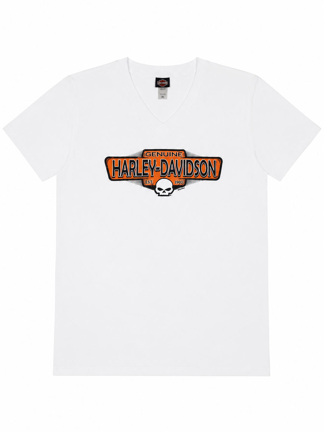 Harley Davidson White Logo T-shirt