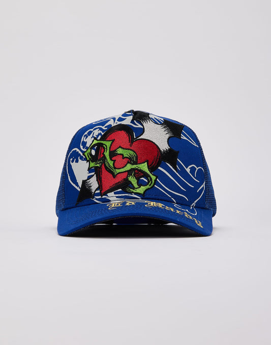 Ed Hardy Sacred Heart Trucker Hat
