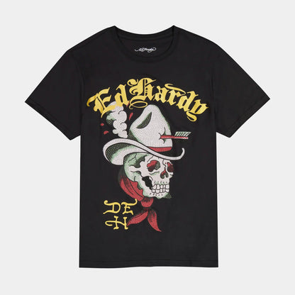 Ed Hardy Cowboy Skull Tee
