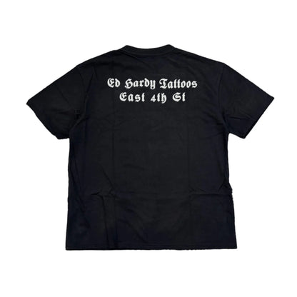 Ed Hardy DG Skull Black Tee
