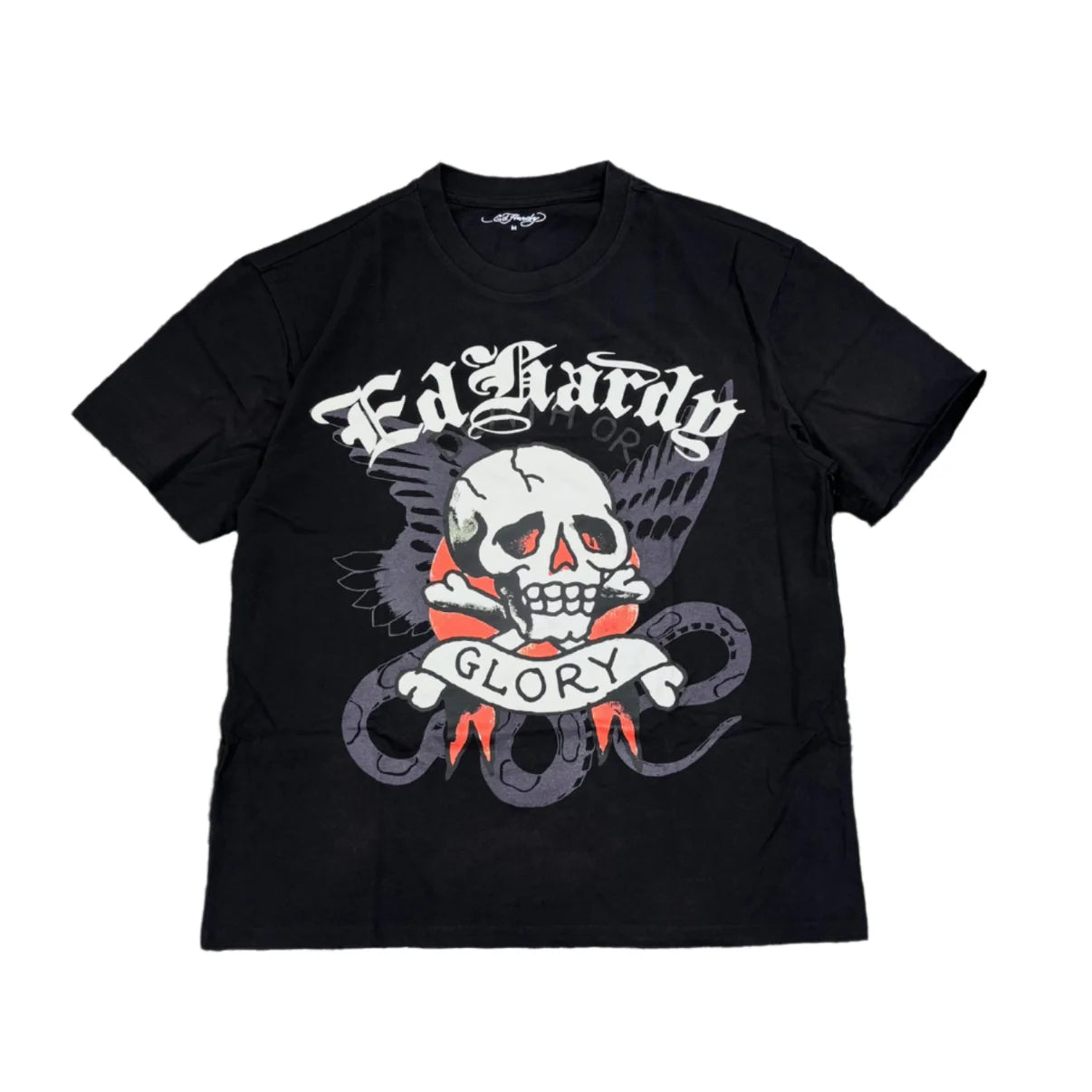 Ed Hardy DG Skull Black Tee
