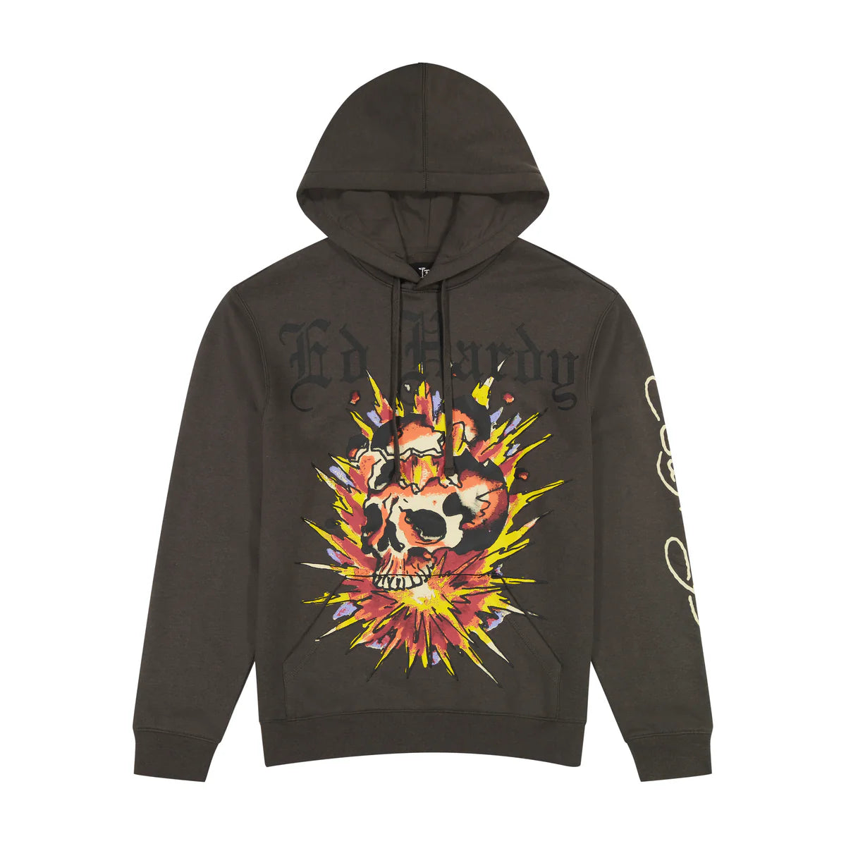 Ed Hardy Exploding Skull Pullover Hoodie