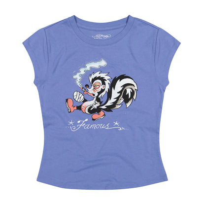 Ed Hardy Famous Skunk Cap Sleeve Tee