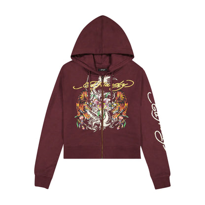 Ed Hardy Tigers Zip Hoodie