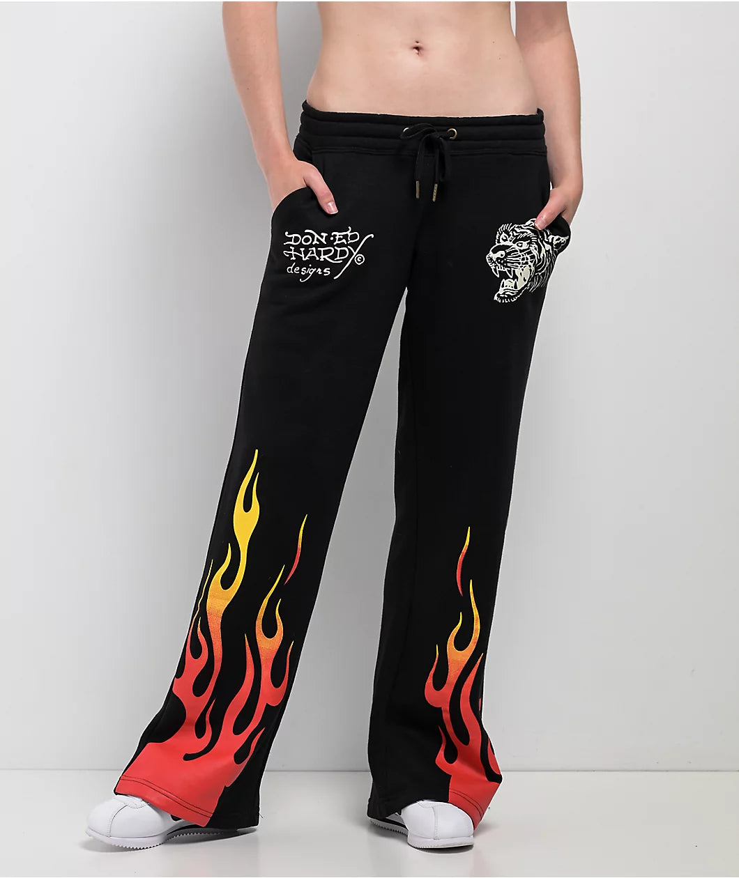 Ed Hardy Tiger Flame Sweatpants