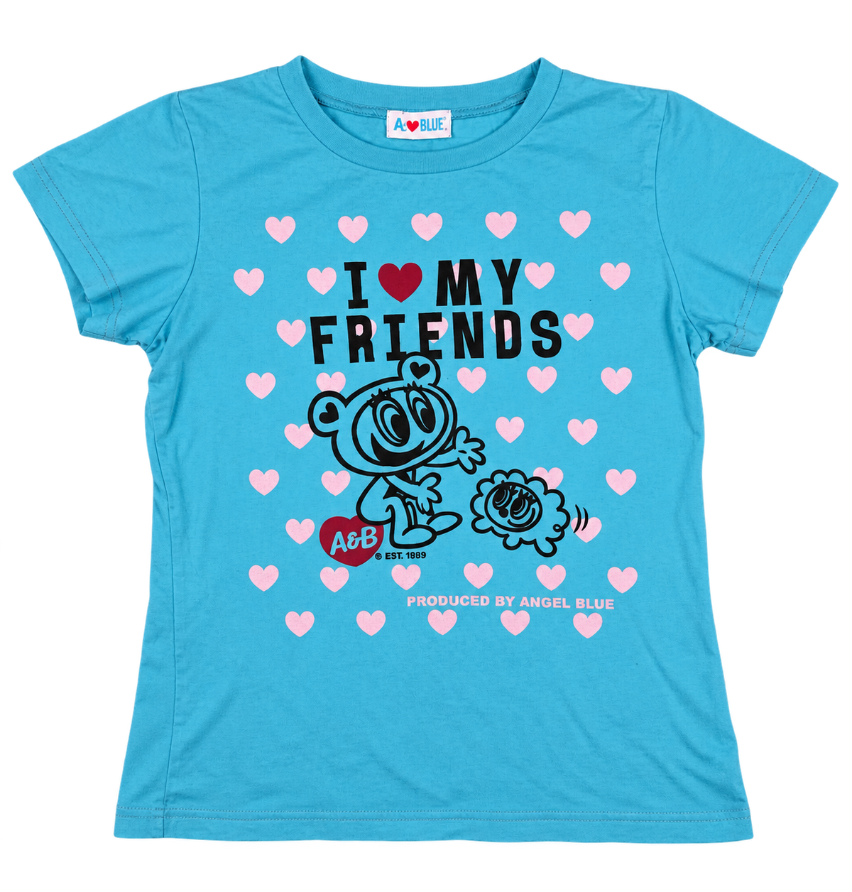 Angel Blue 'I <3 My Friends' Graphic Tshirt