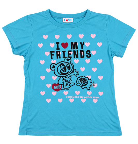 Angel Blue 'I <3 My Friends' Graphic Tshirt