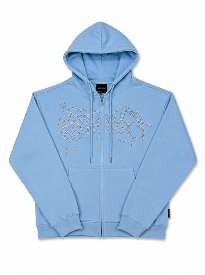 Southpole Legacy Rhinestone Black Zip Hoodie