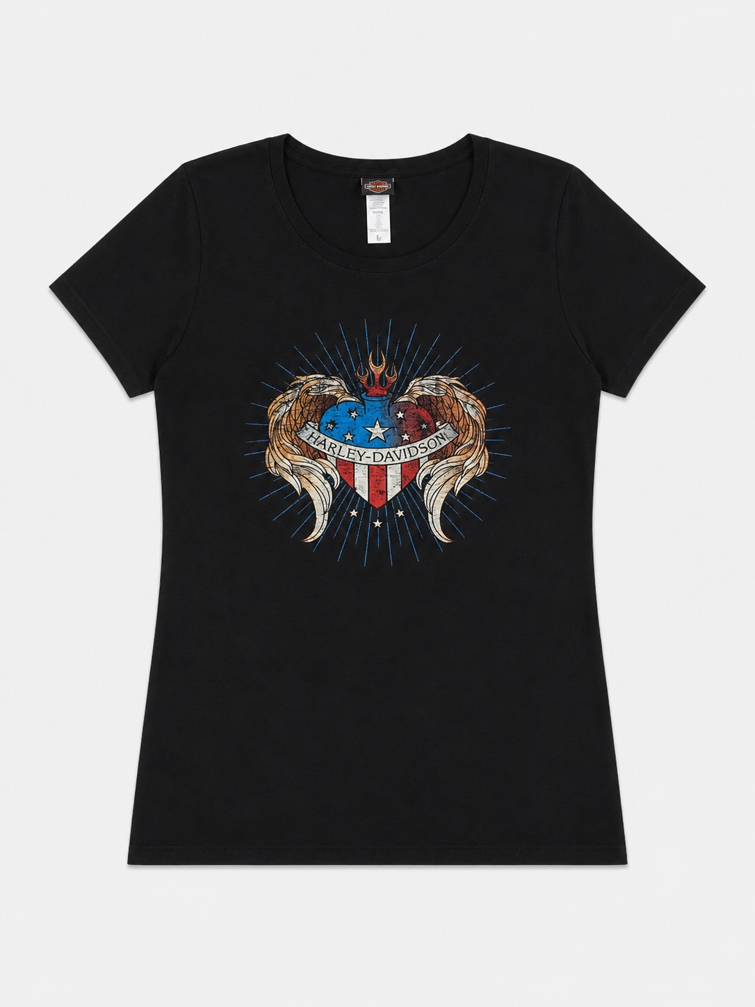 Harley Davidson Sacred Heart Graphic Tee