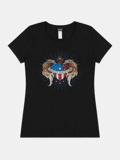 Harley Davidson Sacred Heart Graphic Tee