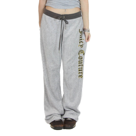 Grey and Brown Patchwork Juicy Couture Track Pants