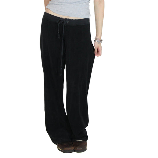 Staple Black Velour Juicy Couture Track Pants