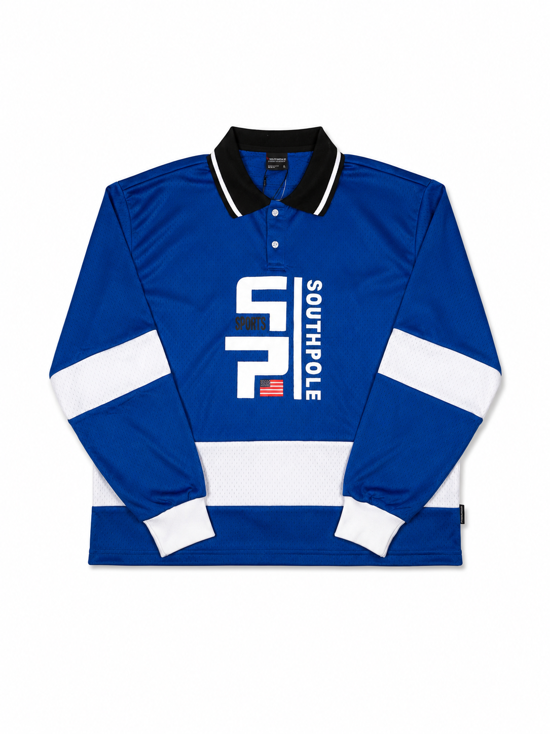 Southpole Polo Jersey Mesh Long Sleeve