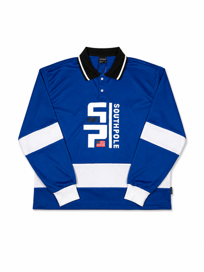 Southpole Polo Jersey Mesh Long Sleeve