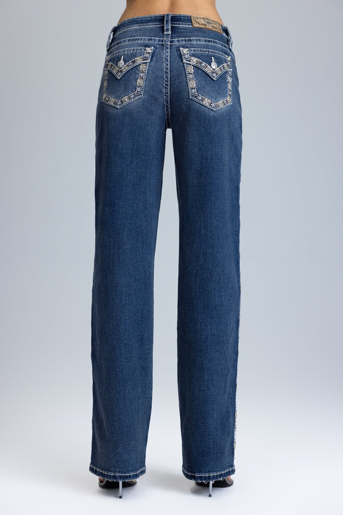 Miss Me Tressa Slim Wide Jean