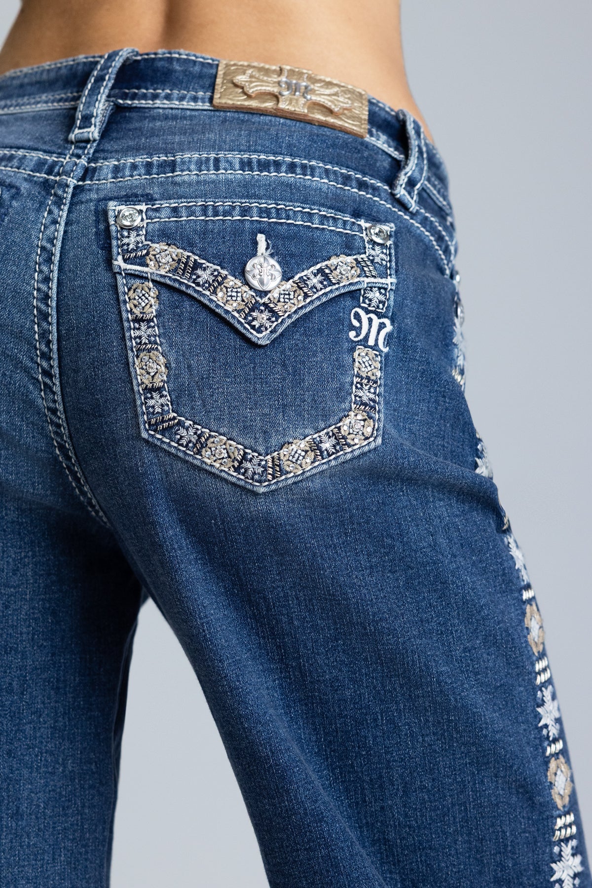 Miss Me Tressa Slim Wide Jean